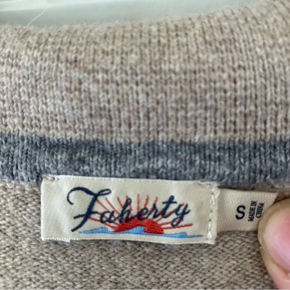 EUC Faherty Jackson Organic Cotton Midi Sweater Dress with Belt (S) - Picture 11 of 14